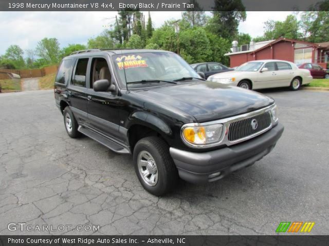 1998 Mercury Mountaineer V8 4x4 in Ebony Black