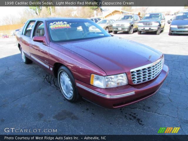 1998 Cadillac DeVille Sedan in Light Medici Red Metallic