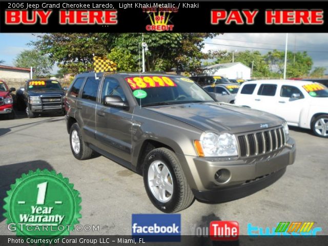 2006 Jeep Grand Cherokee Laredo in Light Khaki Metallic