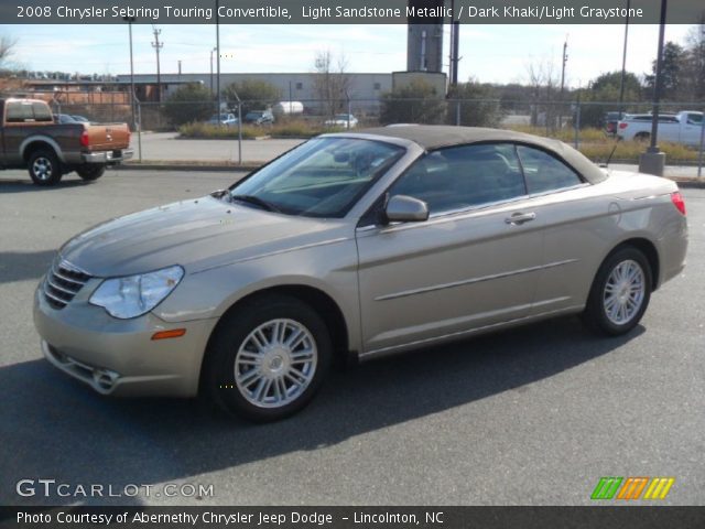 2008 Chrysler Sebring Touring Convertible in Light Sandstone Metallic
