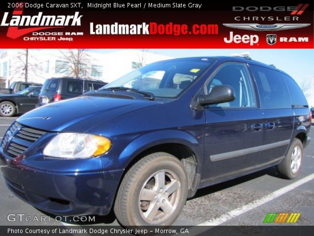 2006 Dodge Caravan SXT in Midnight Blue Pearl