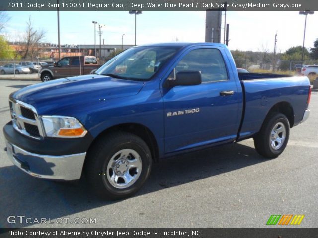 2011 Dodge Ram 1500 ST Regular Cab in Deep Water Blue Pearl