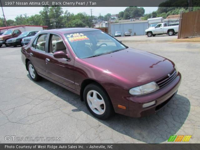 1997 Nissan Altima GLE in Black Cherry Pearl