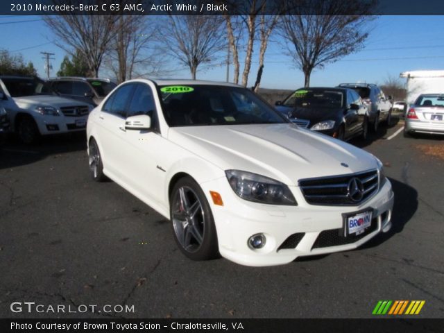 2010 Mercedes-Benz C 63 AMG in Arctic White