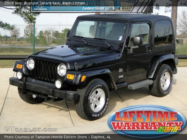 2004 Jeep Wrangler Sahara 4x4 in Black