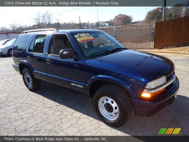 2003 Chevrolet Blazer LS 4x4 in Indigo Blue Metallic