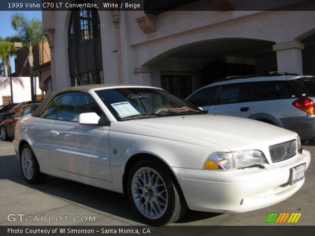 1999 Volvo C70 LT Convertible in White