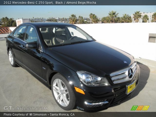 2012 Mercedes-Benz C 250 Sport in Black
