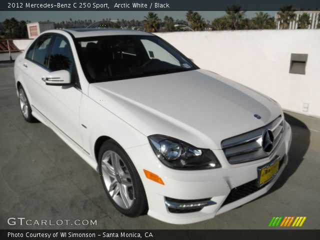2012 Mercedes-Benz C 250 Sport in Arctic White