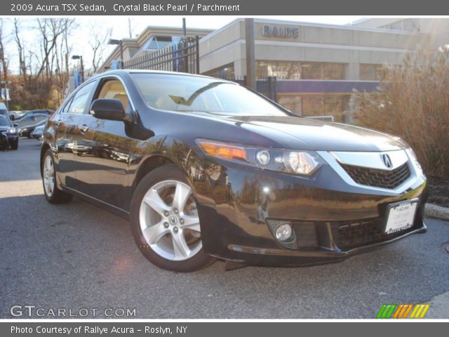 2009 Acura TSX Sedan in Crystal Black Pearl