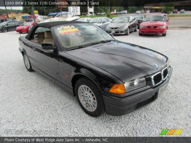 1999 BMW 3 Series 328i Convertible in Jet Black. Click to see large ...