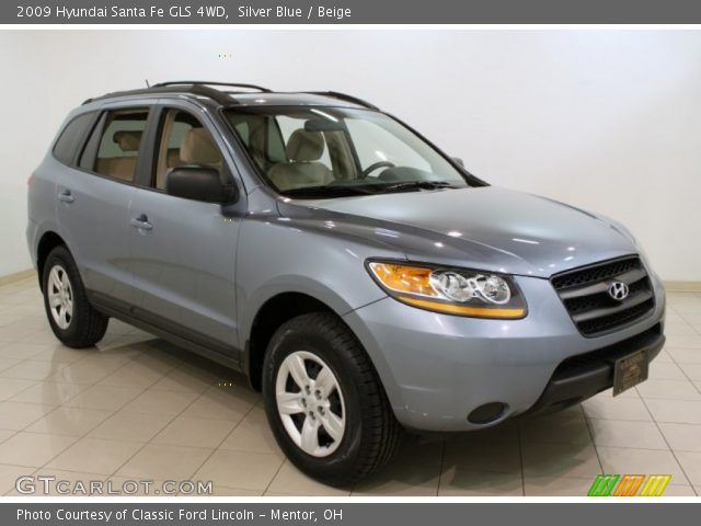 2009 Hyundai Santa Fe GLS 4WD in Silver Blue