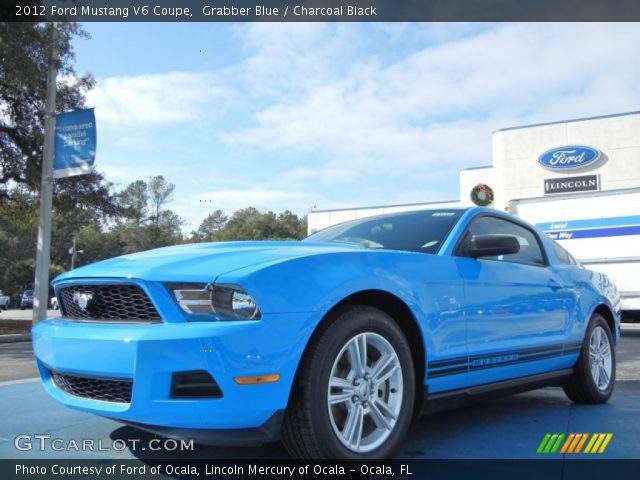 2012 Ford Mustang V6 Coupe in Grabber Blue