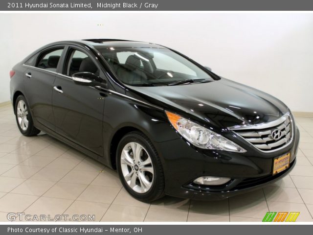 2011 Hyundai Sonata Limited in Midnight Black