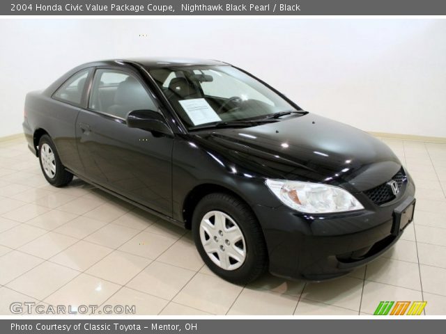 2004 Honda Civic Value Package Coupe in Nighthawk Black Pearl