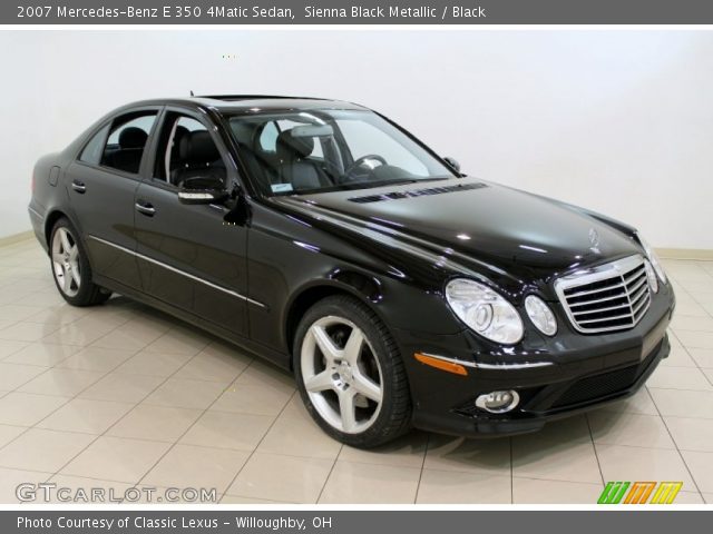 2007 Mercedes-Benz E 350 4Matic Sedan in Sienna Black Metallic