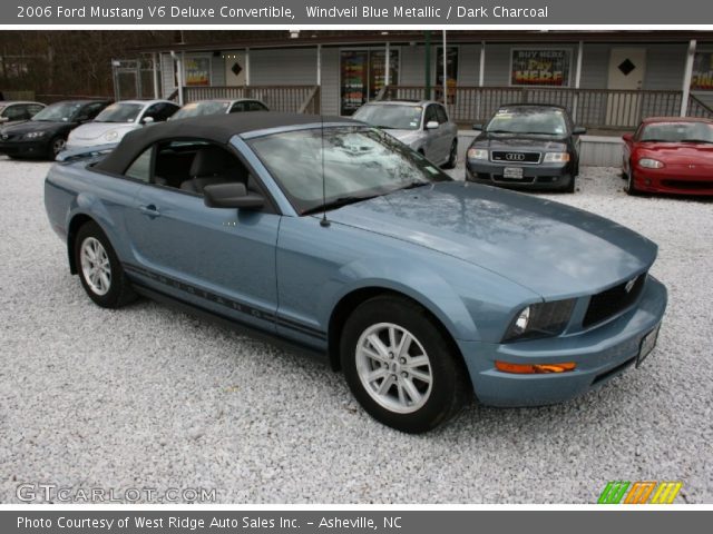 2006 Ford Mustang V6 Deluxe Convertible in Windveil Blue Metallic