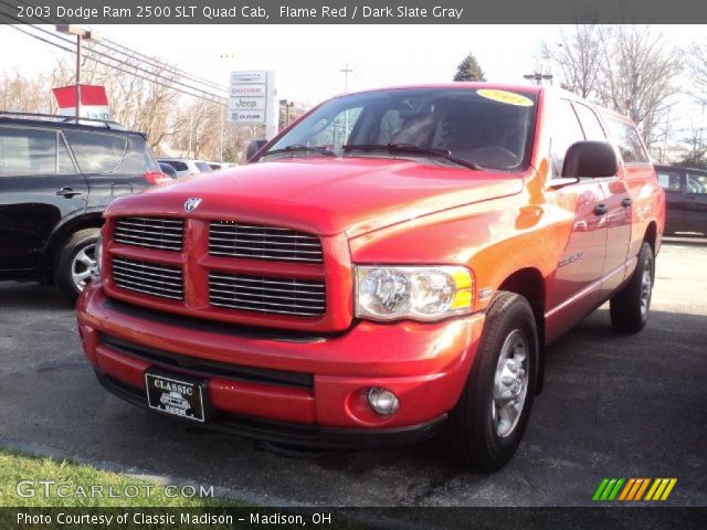 2003 Dodge Ram 2500 SLT Quad Cab in Flame Red