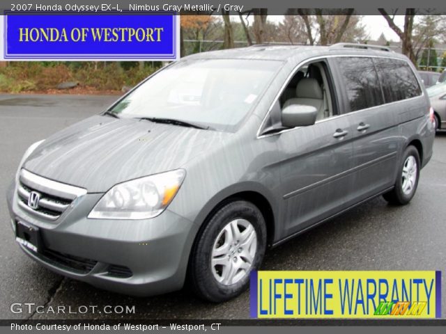 2007 Honda Odyssey EX-L in Nimbus Gray Metallic