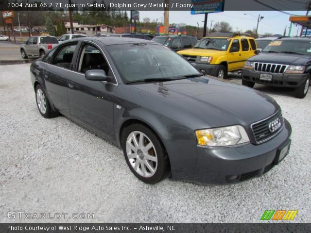 2004 Audi A6 2.7T quattro Sedan in Dolphin Grey Metallic