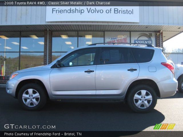 2008 Toyota RAV4 4WD in Classic Silver Metallic