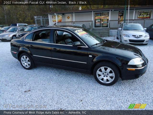 2002 Volkswagen Passat GLX 4Motion Sedan in Black