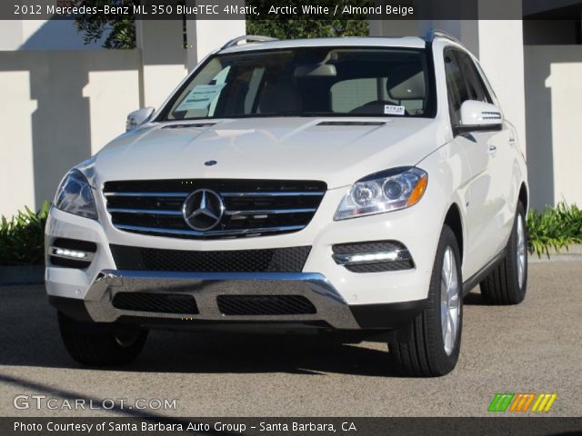 2012 Mercedes-Benz ML 350 BlueTEC 4Matic in Arctic White