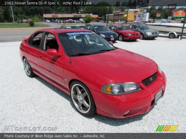 2002 Nissan Sentra SE-R Spec V in Aztec Red