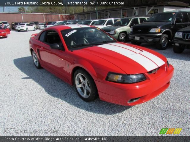 2001 Ford Mustang Cobra Coupe in Performance Red