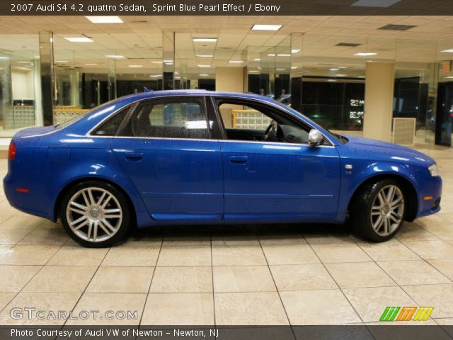 2007 Audi S4 4.2 quattro Sedan in Sprint Blue Pearl Effect