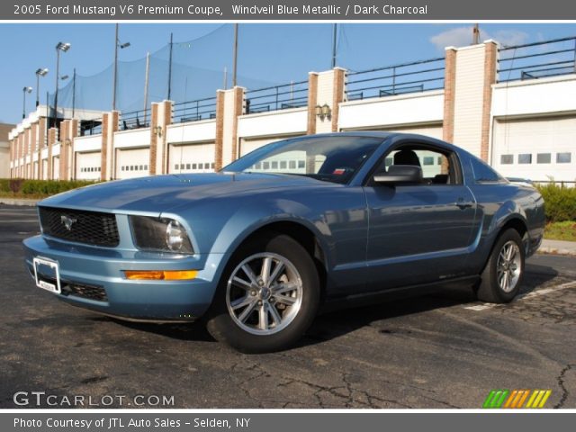 2005 Ford Mustang V6 Premium Coupe in Windveil Blue Metallic