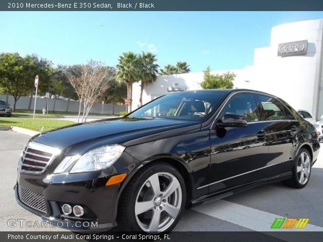 2010 Mercedes-Benz E 350 Sedan in Black