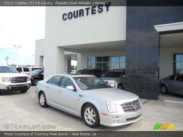 2011 Cadillac STS V6 Luxury in Radiant Silver Metallic