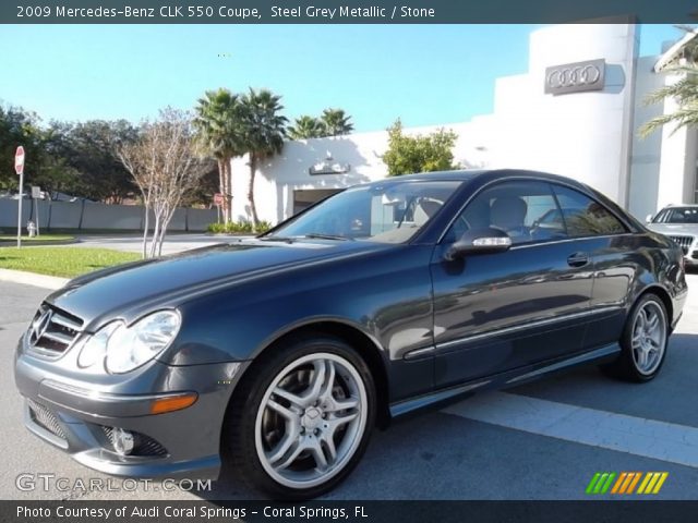 2009 Mercedes-Benz CLK 550 Coupe in Steel Grey Metallic