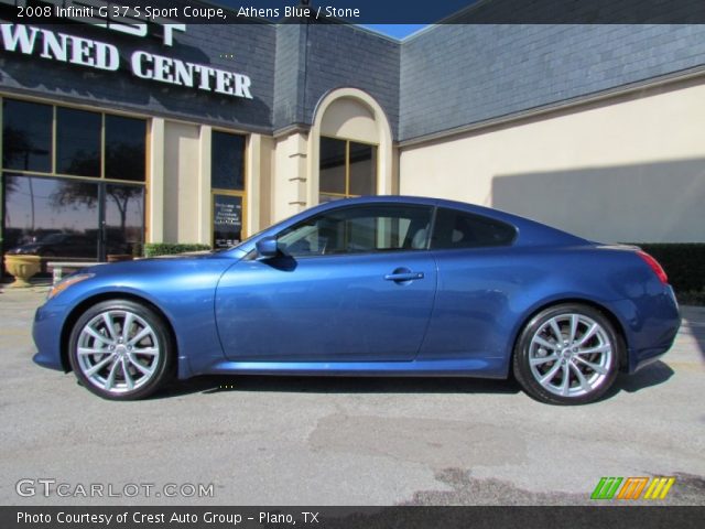 2008 Infiniti G 37 S Sport Coupe in Athens Blue