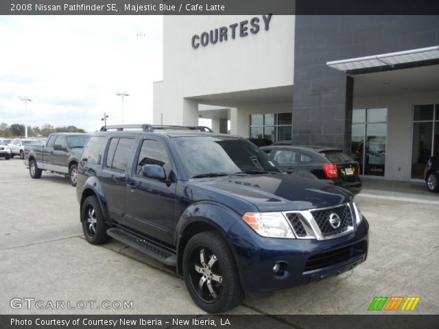 2008 Nissan Pathfinder SE in Majestic Blue