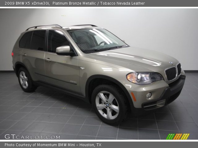 2009 BMW X5 xDrive30i in Platinum Bronze Metallic