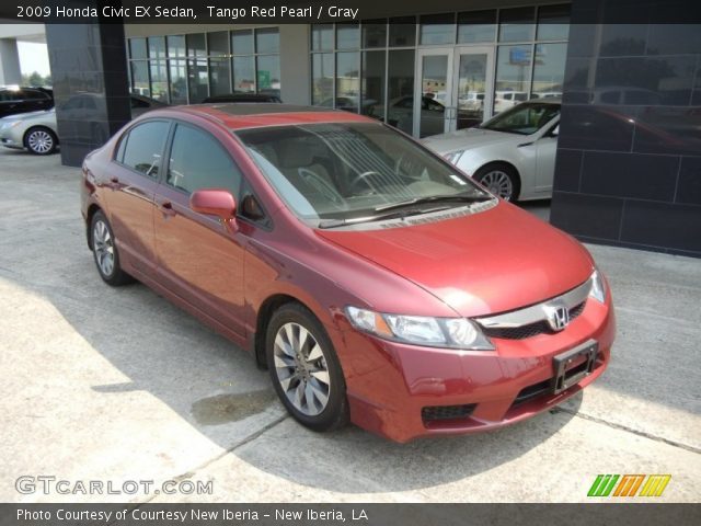 2009 Honda Civic EX Sedan in Tango Red Pearl