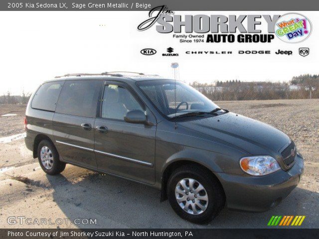 2005 Kia Sedona LX in Sage Green Metallic