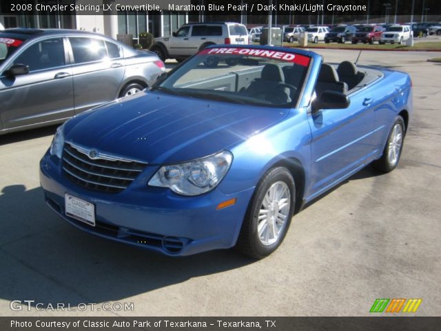 2008 Chrysler Sebring LX Convertible in Marathon Blue Pearl