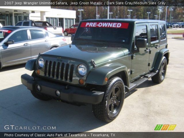 2007 Jeep Wrangler Unlimited Sahara in Jeep Green Metallic