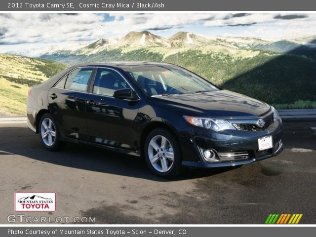 2012 Toyota Camry SE in Cosmic Gray Mica