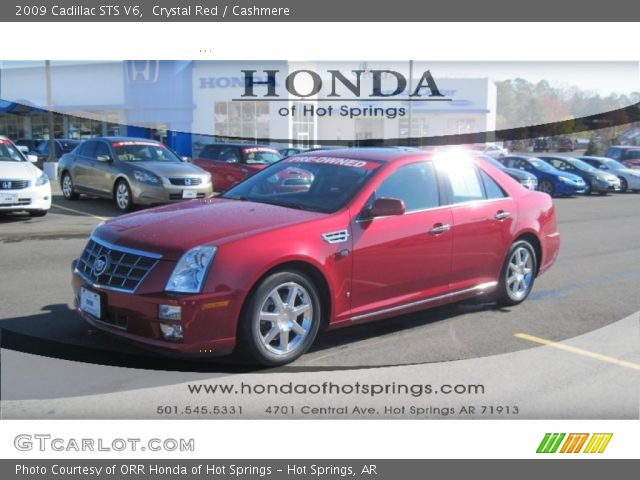 2009 Cadillac STS V6 in Crystal Red