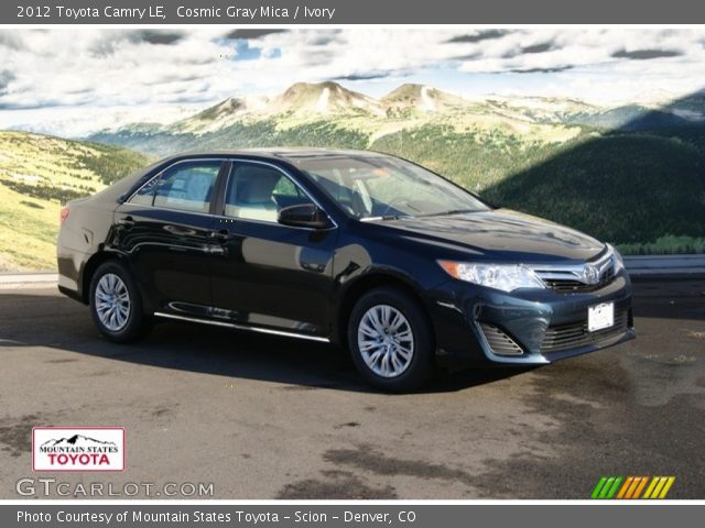 2012 Toyota Camry LE in Cosmic Gray Mica