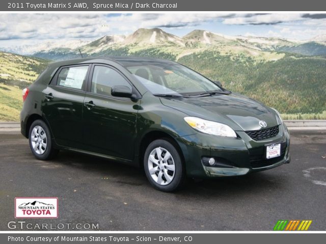 2011 Toyota Matrix S AWD in Spruce Mica