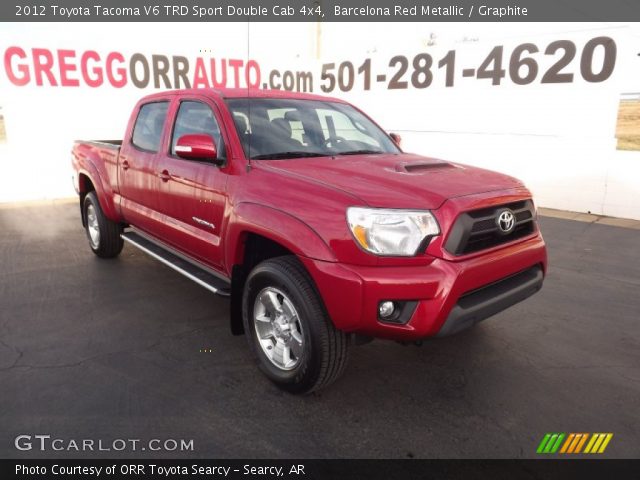 2012 Toyota Tacoma V6 TRD Sport Double Cab 4x4 in Barcelona Red Metallic