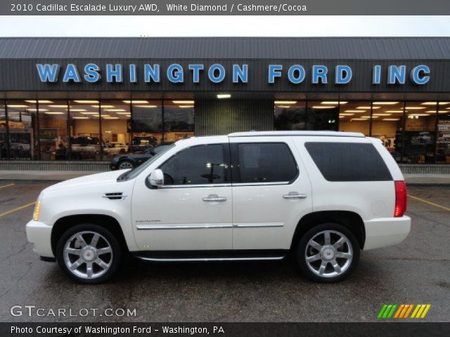 2010 Cadillac Escalade Luxury AWD in White Diamond