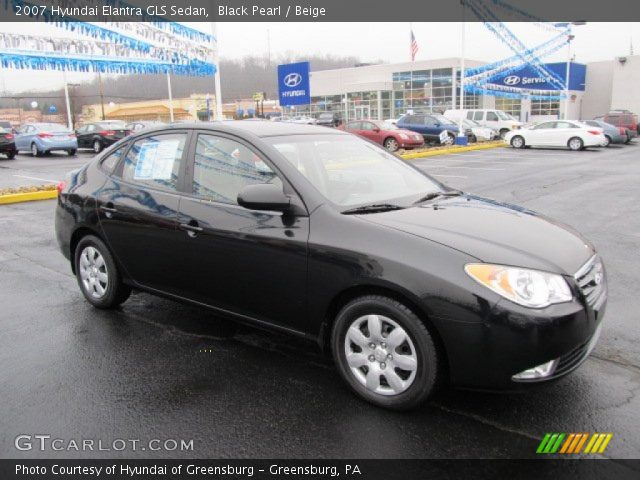 2007 Hyundai Elantra GLS Sedan in Black Pearl