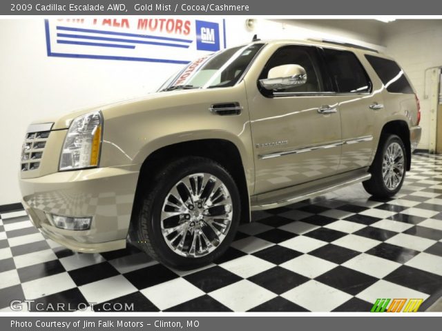 2009 Cadillac Escalade AWD in Gold Mist