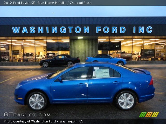 2012 Ford Fusion SE in Blue Flame Metallic